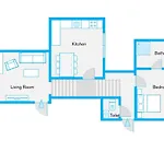 The Duesseldorfer, 1 Bedroom 1 Living Room, Group & Family Friendly, Ideal For 2 - 4 Guests * Berlin